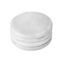 Davis & Waddell Fine Foods Nuvolo Marble Coasters Set 4 - Grey