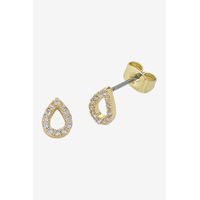 Liberte Petite Diamond Earrings - Gold
