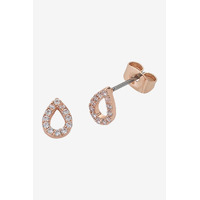 Liberte Petite Diamond Earrings - Rose Gold