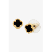 Liberte Reign Gold Earrings - Jet