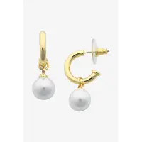 Liberte Fleur Pearl Earrings - Gold
