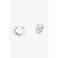 Liberte Halo Huggie Earrings - Silver