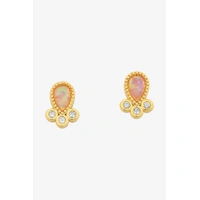 Liberte Lucy Gold Earring - Pink