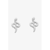 Liberte Petite Boa Earrings - Silver