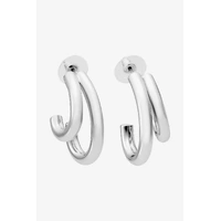 Liberte Neve Double Hoop Earring - Silver