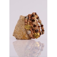 Jaz Flowers Stretchy Doodah Stack Bracelet - Elise