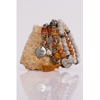 Jaz Flowers Stretchy Doodah Stack Bracelet - Emily