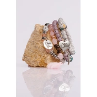 Jaz Flowers Stretchy Doodah Stack Bracelet - Eva
