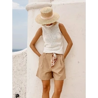 Fate + Becker Mirabel Scarf Short - Taupe