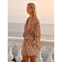 Fate + Becker Ottilie Short - Sandbar Stripe
