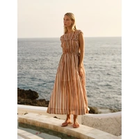 Fate + Becker Callista Midi Dress - Sandbar Stripe