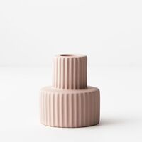 Floral Interiors Palina Candle Holder 8x7cm - Light Pink