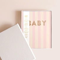 Fox & Fallow Baby Book Petal Stripe Boxed