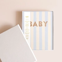 Fox & Fallow Baby Book Cloud Stripe Boxed
