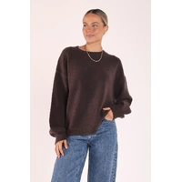 Feather + Noise Maddie Knit - Chocolate