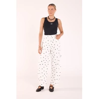 Feather + Noise Lola Barrel Jean - Black Spot