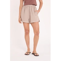 Feather + Noise Arlo Denim Short - Mocha
