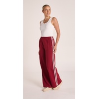 Feather + Noise Noah Wide Pant - Burgundy Stripe