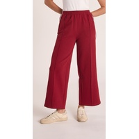 Feather + Noise Noah Cropped Pant - Burgundy Stripe