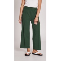 Feather + Noise Noah Cropped Pant - Green Stripe