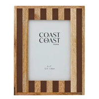 Coast To Coast Ceres Wooden/Resin 5x7 Frame 19x24cm - Cocoa