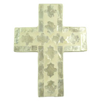 Coast to Coast Cheyenne Inlay Cross 11.5x15cm - Ivory