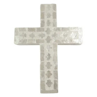 Coast to Coast Cheyenne Inlay Cross 20x26cm - Ivory