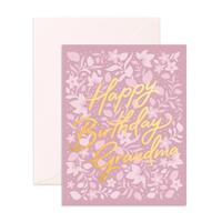 Fox & Fallow Happy Birthday Grandma Card