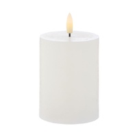 Amalfi Hughe LED Flickering Candle 10cm - White