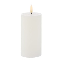 Amalfi Hughe LED Flickering Candle 15cm - White