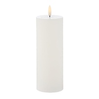 Amalfi Hughe LED Flickering Candle 20cm - White