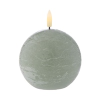 Amalfi Amalfi Hughe LED Flickering Spherical Candle - Green