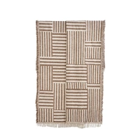 Amalfi Atlas Throw Ivory & Brown