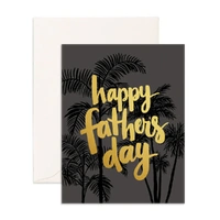 Fox & Fallow Father's Day Palms Greeting Card