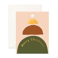 Fox & Fallow Christmas Boho Tree Greeting Card