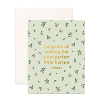Fox & Fallow Perfect Human Broderie Card