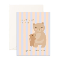 Fox & Fallow Meet Little One Cub Greeting Card