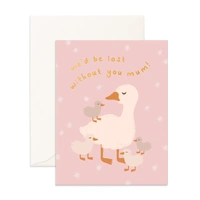 Fox & Fallow Lost Ducks Greeting Card