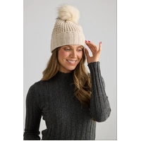 Holiday Miller Beanie - Creme