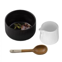 Amalfi Jardin Bowl & Creamer 3 Piece Set