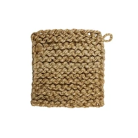 Assemble Knit Jute Trivet 20cm - Natural