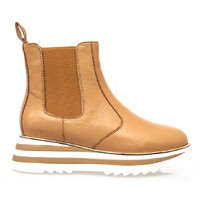 Alfie & Evie Hiccup W Leather Ankle Boots - Camel