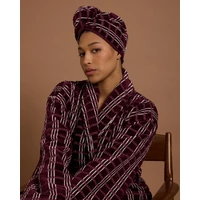 Hommey. Hair Wrap - Blackberry