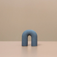 Indigo Love Collectors Halley Candlestand Small - Matt Black