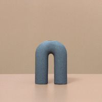 Indigo Love Collectors Halley Candlestand Medium - Matt Black