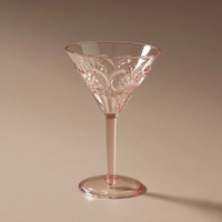 Indigo Love Collectors Flemington Acrylic Martini Glass - Pale Pink