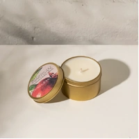 Inartisan Soy Candle in Travel Tin - Pomegranate