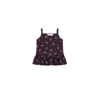 Jamie Kay Organic Cotton Fine Rib Lillian Top - Simone Huckleberry