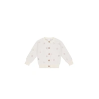 Jamie Kay Harper Cardigan - Fifi Egret Jacquard
