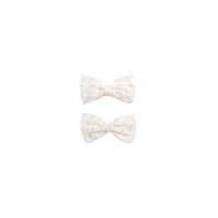 Jamie Kay Organic Cotton Noelle 2pk Bow - Aries Mauve